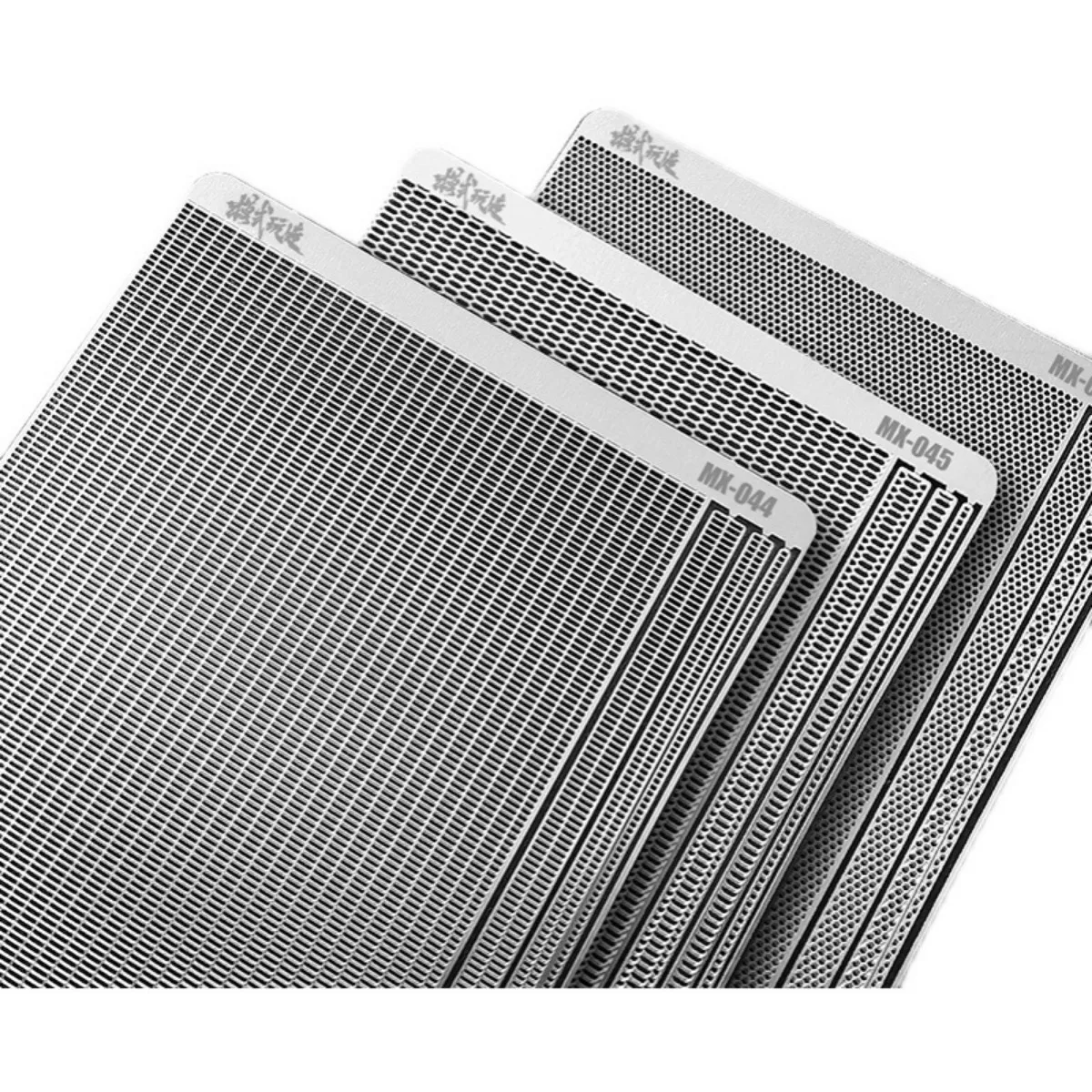 

6pcs MX043~048 Model Mesh Modified Etched Sheet Tools for Gundam Gunpla DIY Model Building Tools Capable Being Cut Etched Sheet