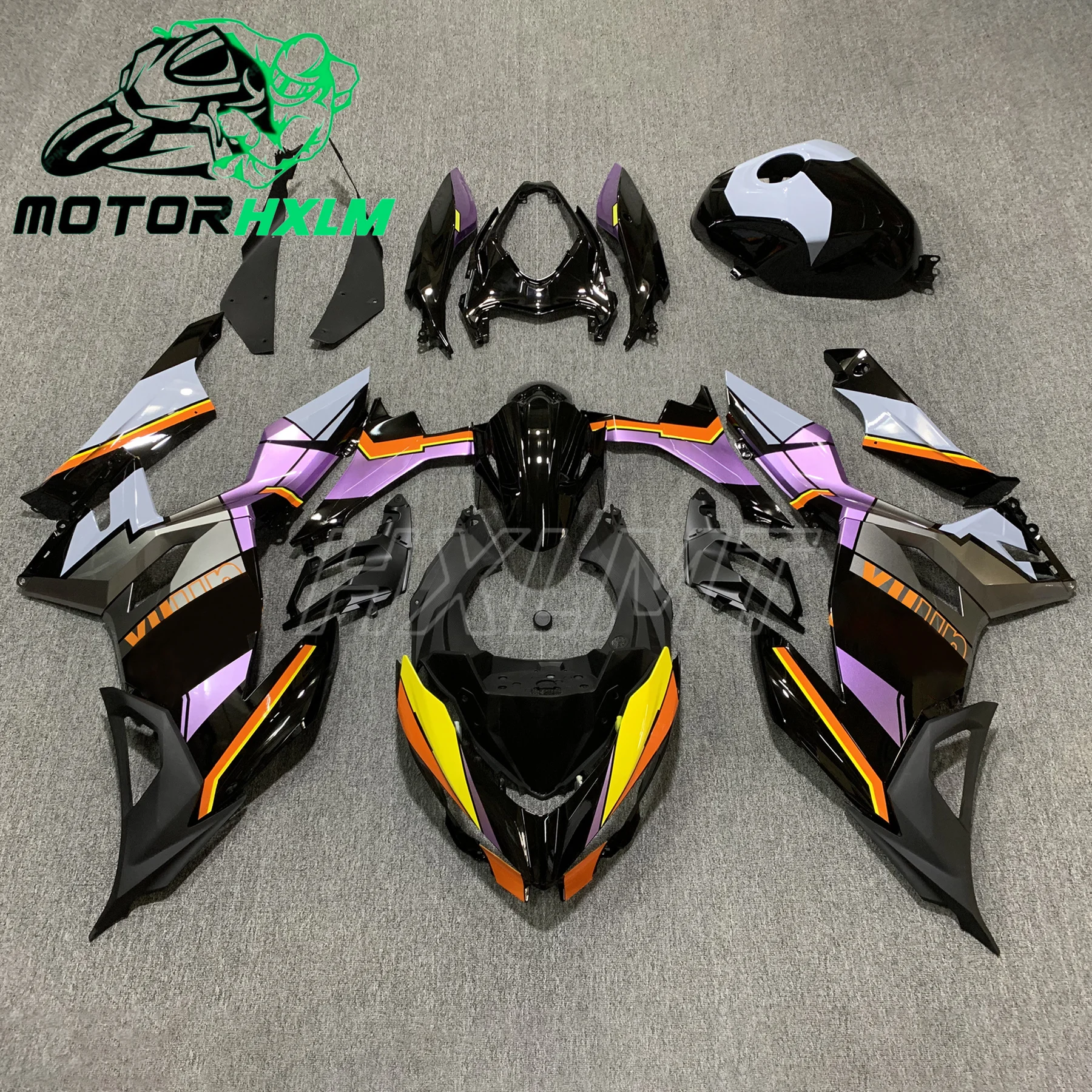 حقن ABS الهدايا المجمعة لكاواساكي نينجا 400 EX400 2018-2023 هيكل الدراجة النارية هدية كاملة الهدايا المجمعة