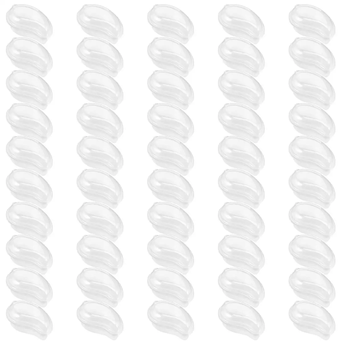 

50 Pcs Cake Box Transparent PVC Mini Plastic Dessert Container Fruit Storage Boxes Cake Fruit Storage Box Packaging Case