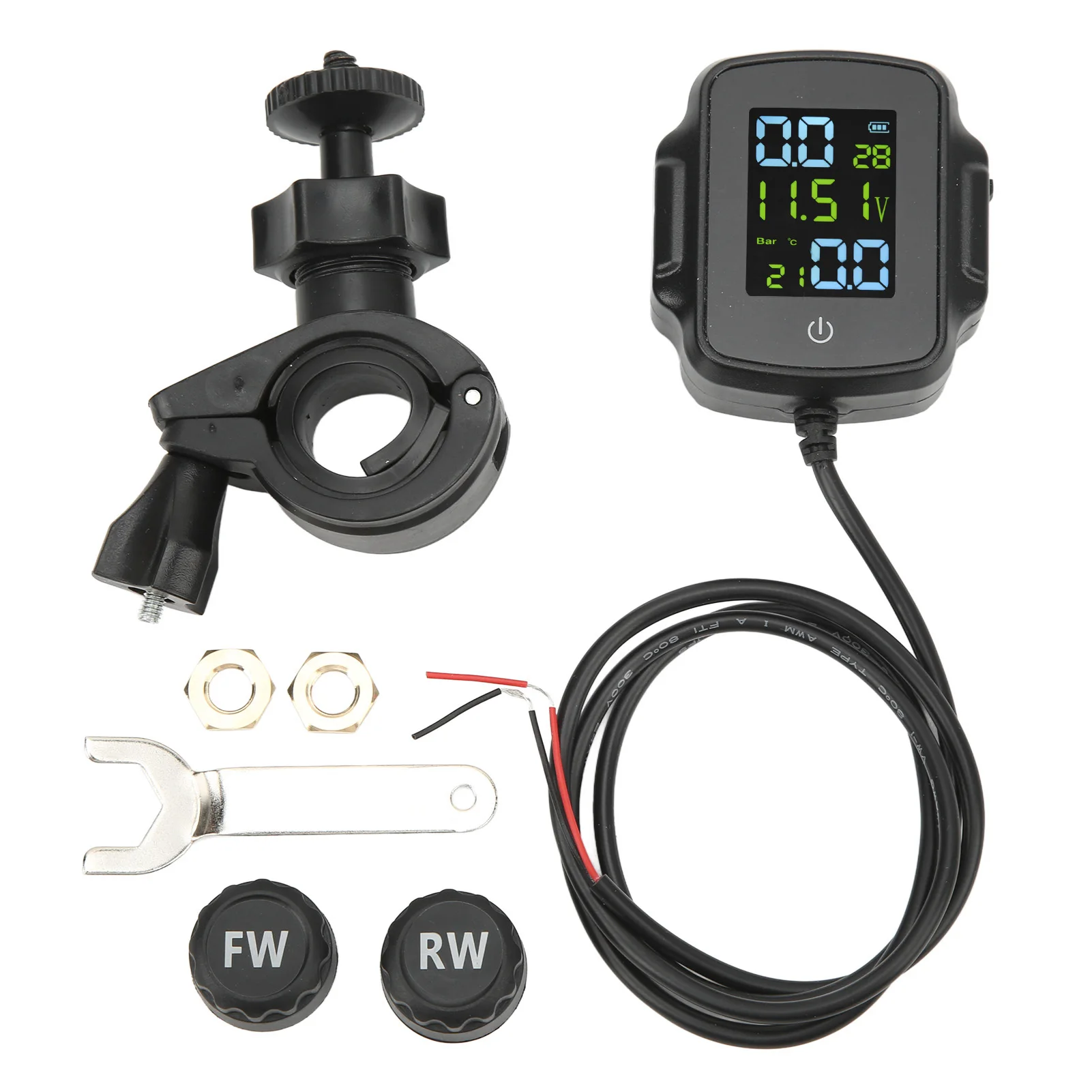 Motorcycle Tire Pressure Monitor Professional  12V USB Charging Moto TPMS Stable  QC3.0 Fast Charging for Motorcycle