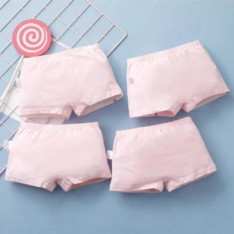 Hello Kitty Herbst Mädchen antibakterielle flache Eckunterwäsche Sanlio reine Baumwolle atmungsaktive Baby niedliche Cartoon bedruckte Unterwäsche