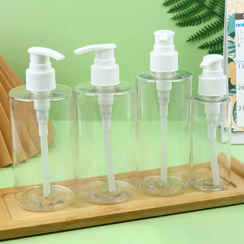 Draagbare perstype fles Hervulbare shampoofles Douchegelfles Moisturizers Vloeibare lotionflessen Cosmeticacontainer