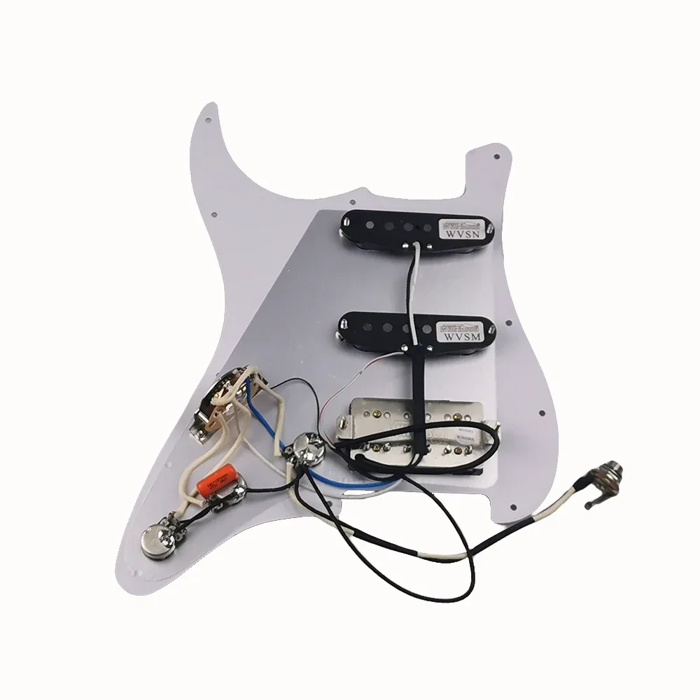Wilkinson Black Prewired Pickguard SSH 7-way Type Fully Loaded Guitar  Pickup Single Coil Humbucker Pickup For Straguitars