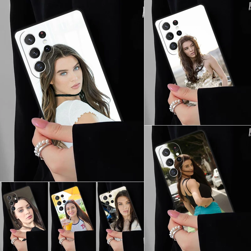 حافظة لهاتف سامسونج جالاكسي S25 S24FE S23 S22 S21FE S20 S10 Plus Ultra Note20 10Pro غطاء أسود ناعم #1