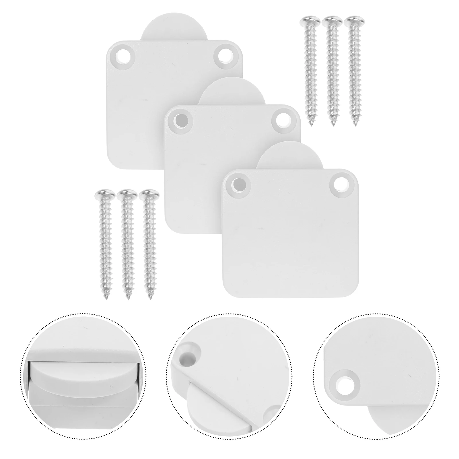 Interruttore della luce della porta da 3 pezzi per armadio guardaroba dispensa On Off Touch cassetto dell'armadio 12v accessori hardware elettrici