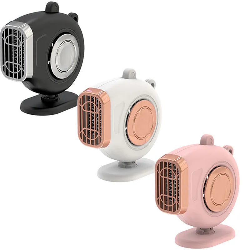 Auto Dashboard Cooling Windshield Defroster for Vehicle 3-in-1 12V 120W Adjustable Car Heater Fan