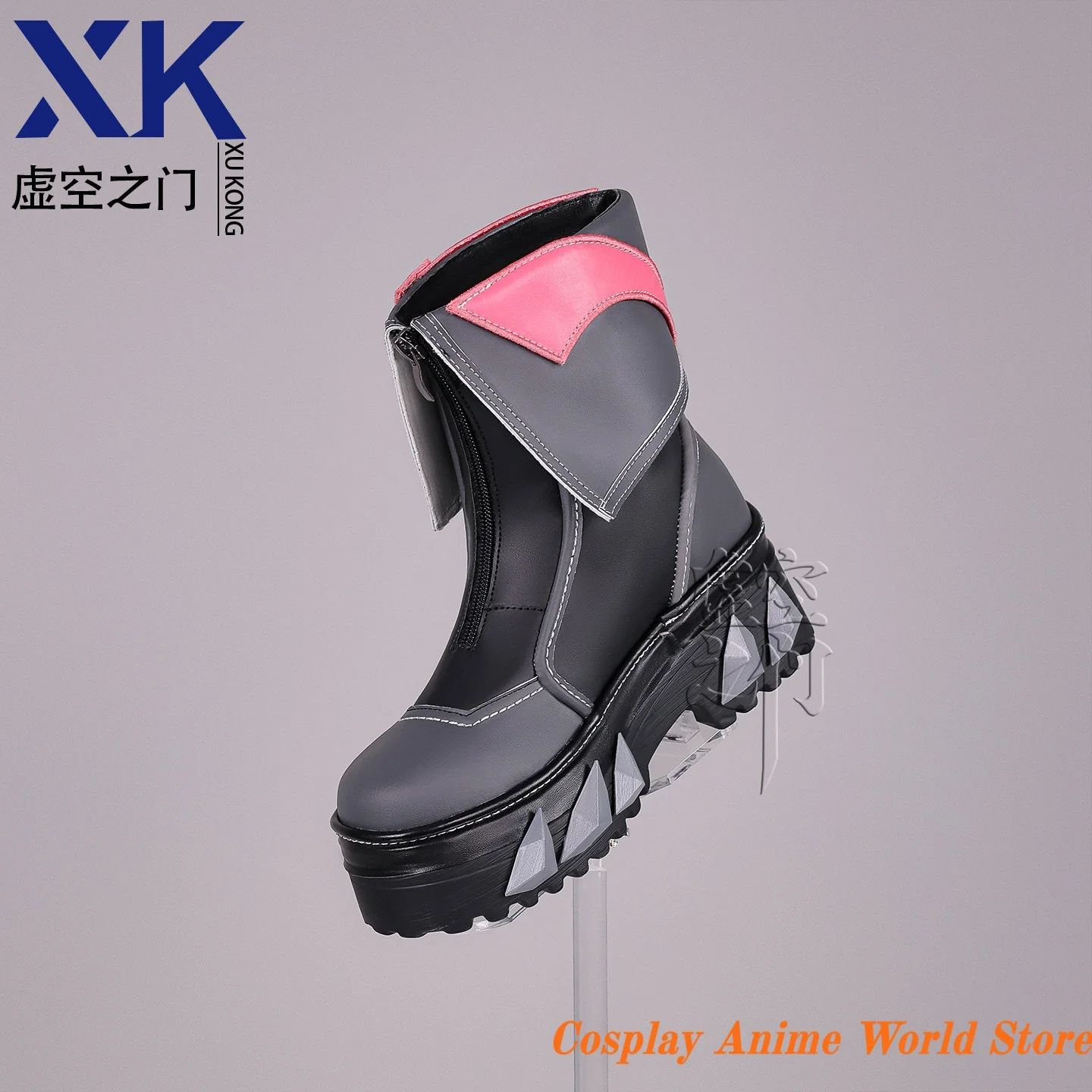 En stock, zapatos de cosplay de Arknights: Endfield Yvonne, zapatos de utilería para fiesta de Halloween, zapatos de juego de rol para mujer