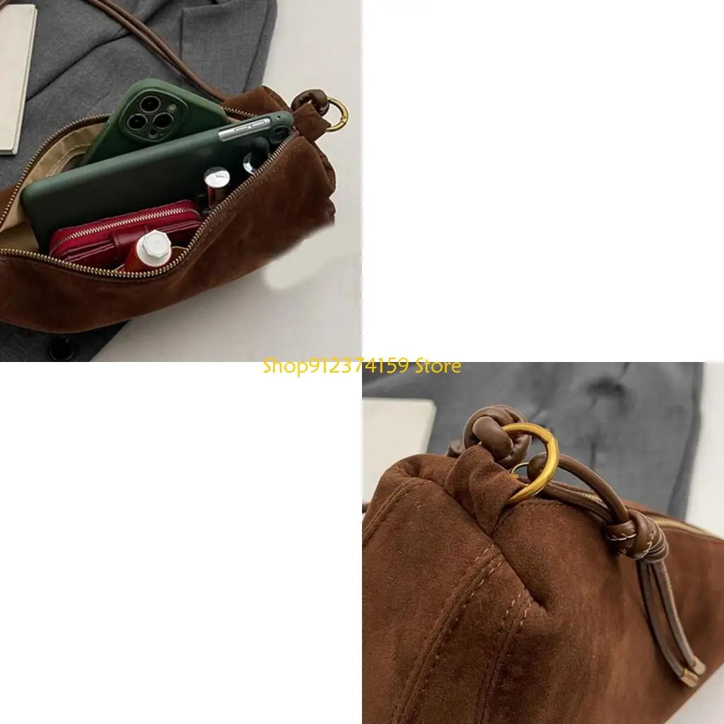 

G5AE Stylish PU Shoulder Bag for Women Soft Crossbody Bags Satchel for Any Occasion