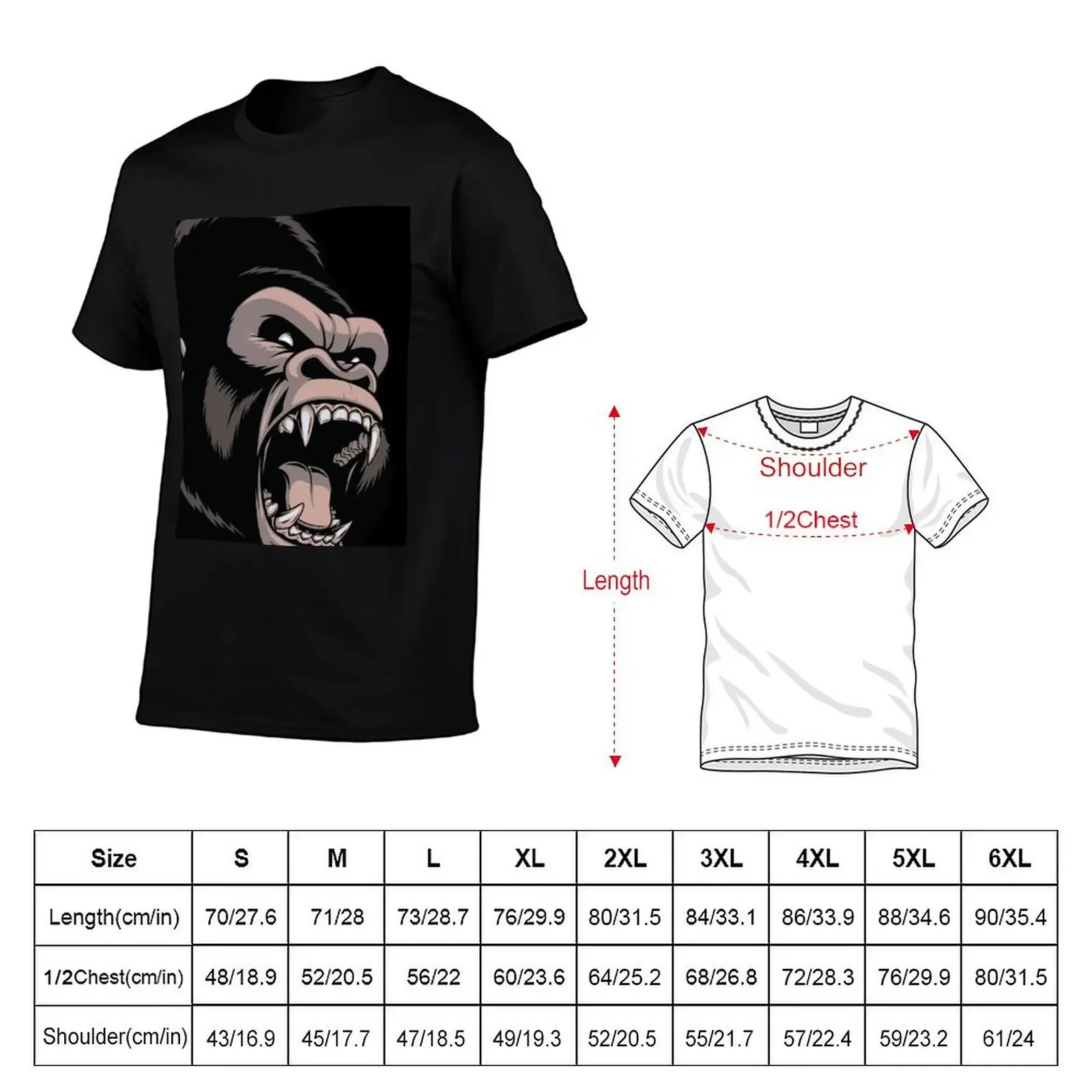 Gorilla T-Shirt cheap stuff Blouse man clothes mens t shirts