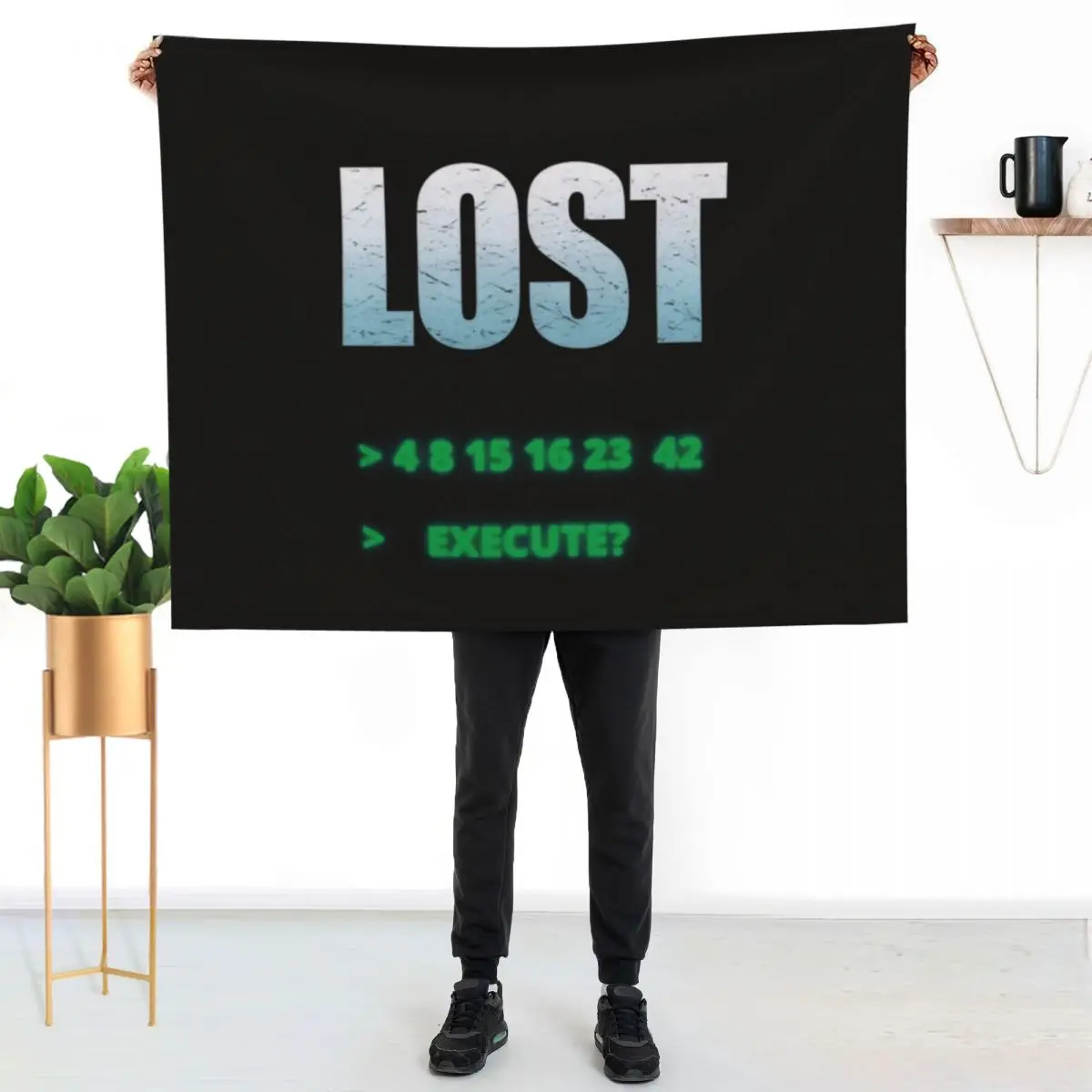ABC Lost maps island lost island Throw Blanket Picnic manga Custom funny gift Plush Fashion Sofas Blankets