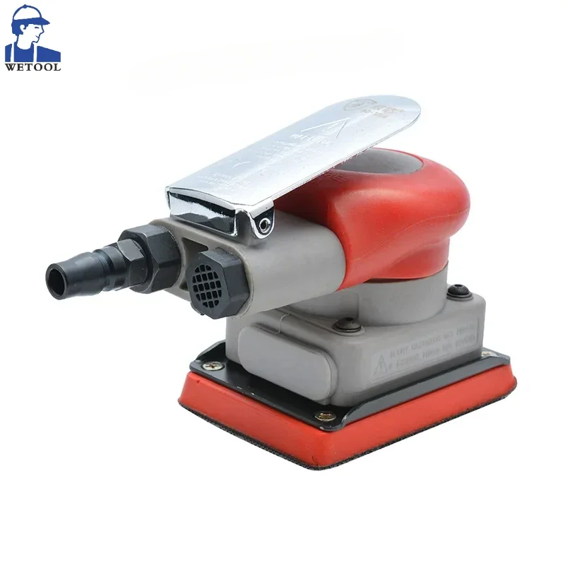 Professional Air Sander 75*100MM Square Pneumatic Grinder Automobile Furniture Surface Polishing Abrasive Grit Tool Accessories