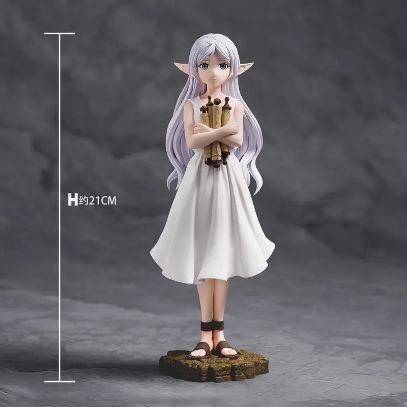 Voorverkoop 22 cm Frieren: Beyond Journey's End Anime Figures Frieren Fern Figures PVC Statue Collection Model Desk Ornament Gift Toy