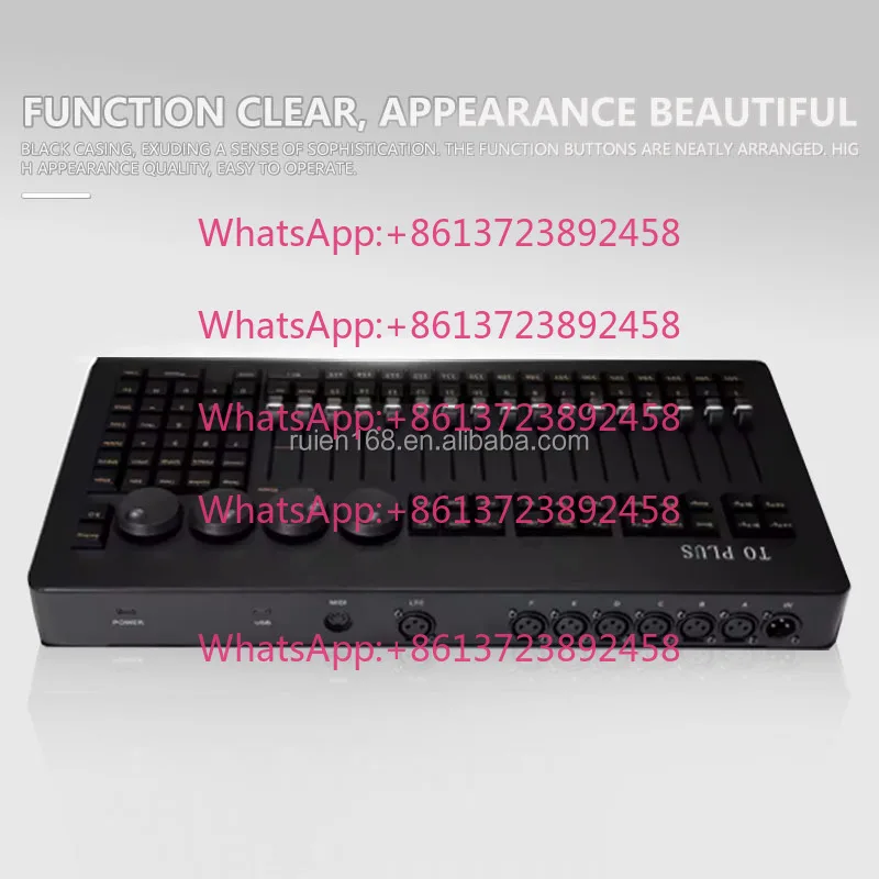 TO Plus Mini DMX512 Lighting Controller Compact MA2 Command Wing  Console for Bar & Disco Parties
