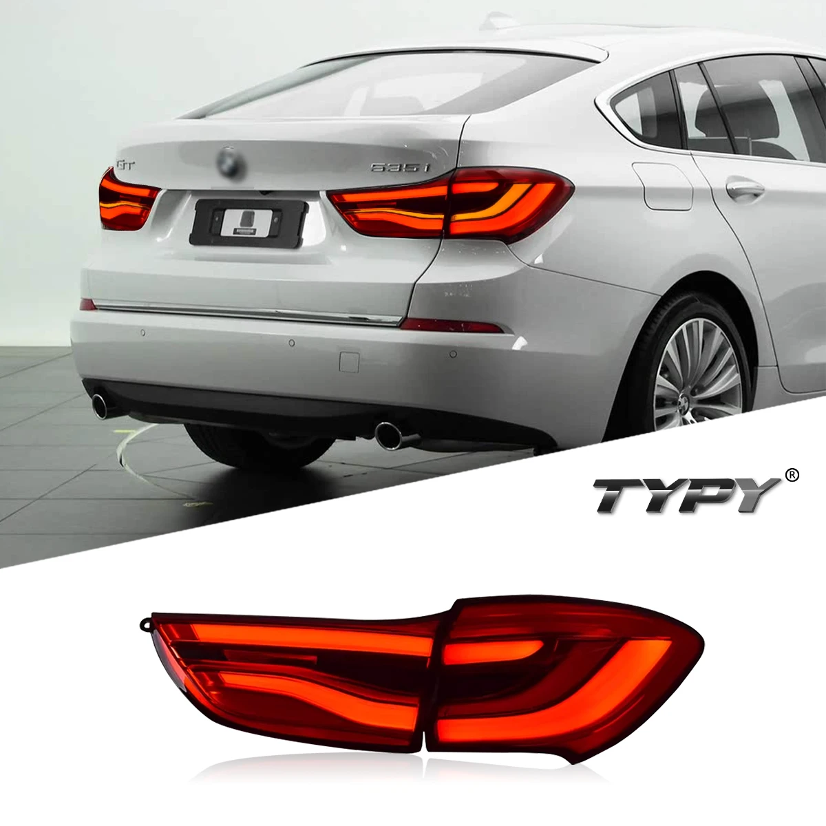 

TYPY автомобиль для BMW5 серии GT задний фонарь 2014-2017 обновление модифицированный для нового DRL динамический указатель поворота светодиодный задний фонарь автоаксессуары