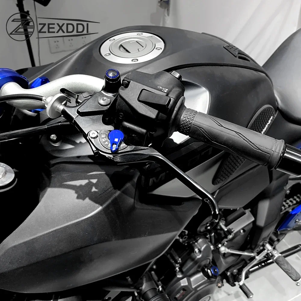 Neu für Yamaha MT09 MT-09 MT 09 2025 2026 R7 R9 2026 Zubehör Motorrad CNC Aluminium Einstellbare Modifizierte Brems- und Kupplungshebel – Detail 3