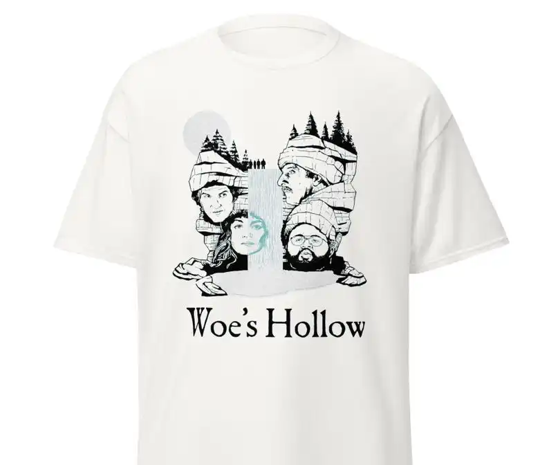 Woe’s Hollow Severance T-Shirt | Sci-Fi TV Show Fan Tee | Retro Aesthetic Graphic Shirt | Mystery Thriller Fan Merch