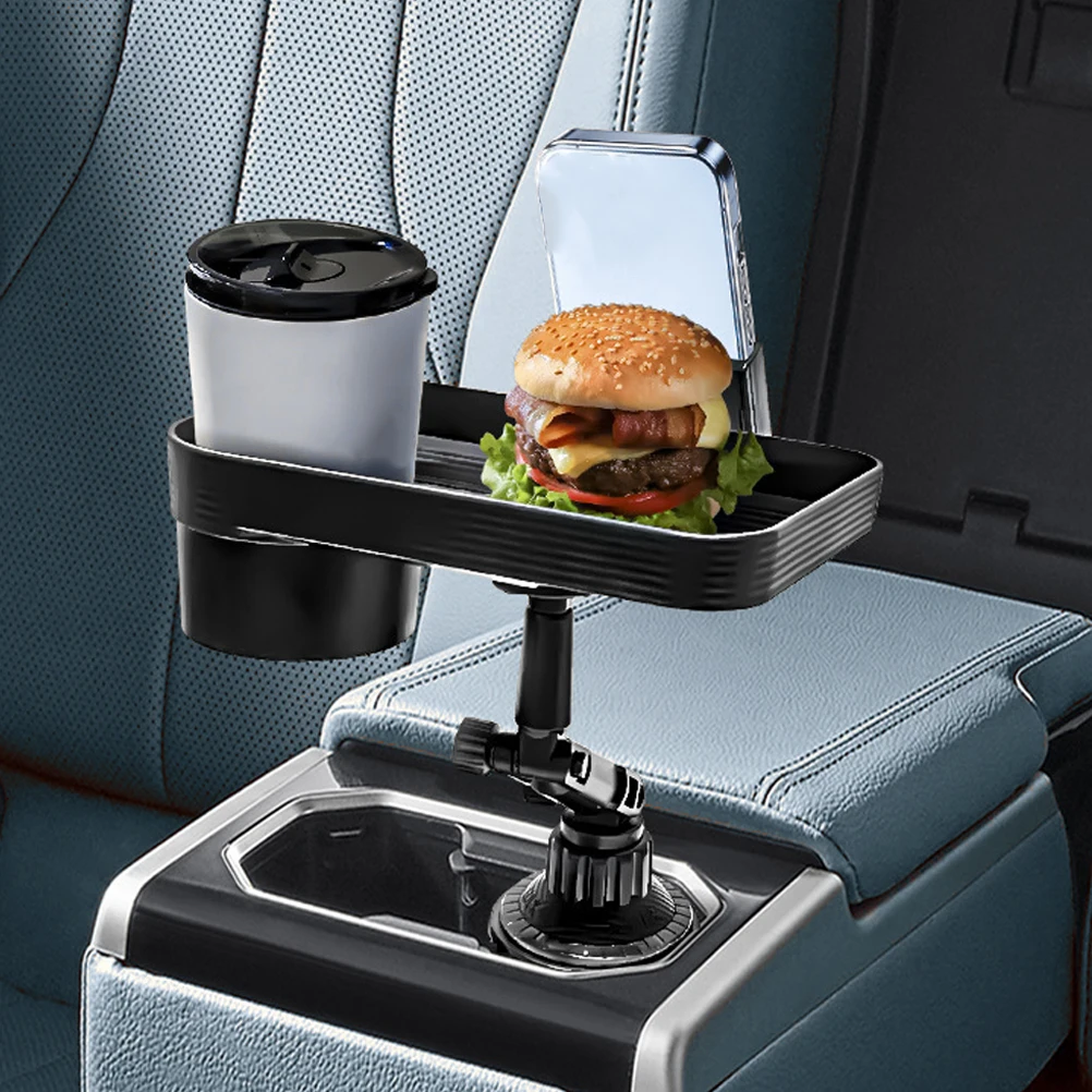 

Car Cup Holder Tray Plastic Seat Lap Phone Bottle Stand Carrier Car Food Storage Multi-functional Vehicle Cup Holder