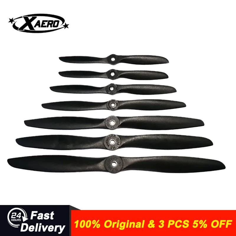 

XAERO 7-12 Inch PC Nylon Propeller for 91-9 Class Glow Engine RC Airplanes Durable RC Aircraft Accessory