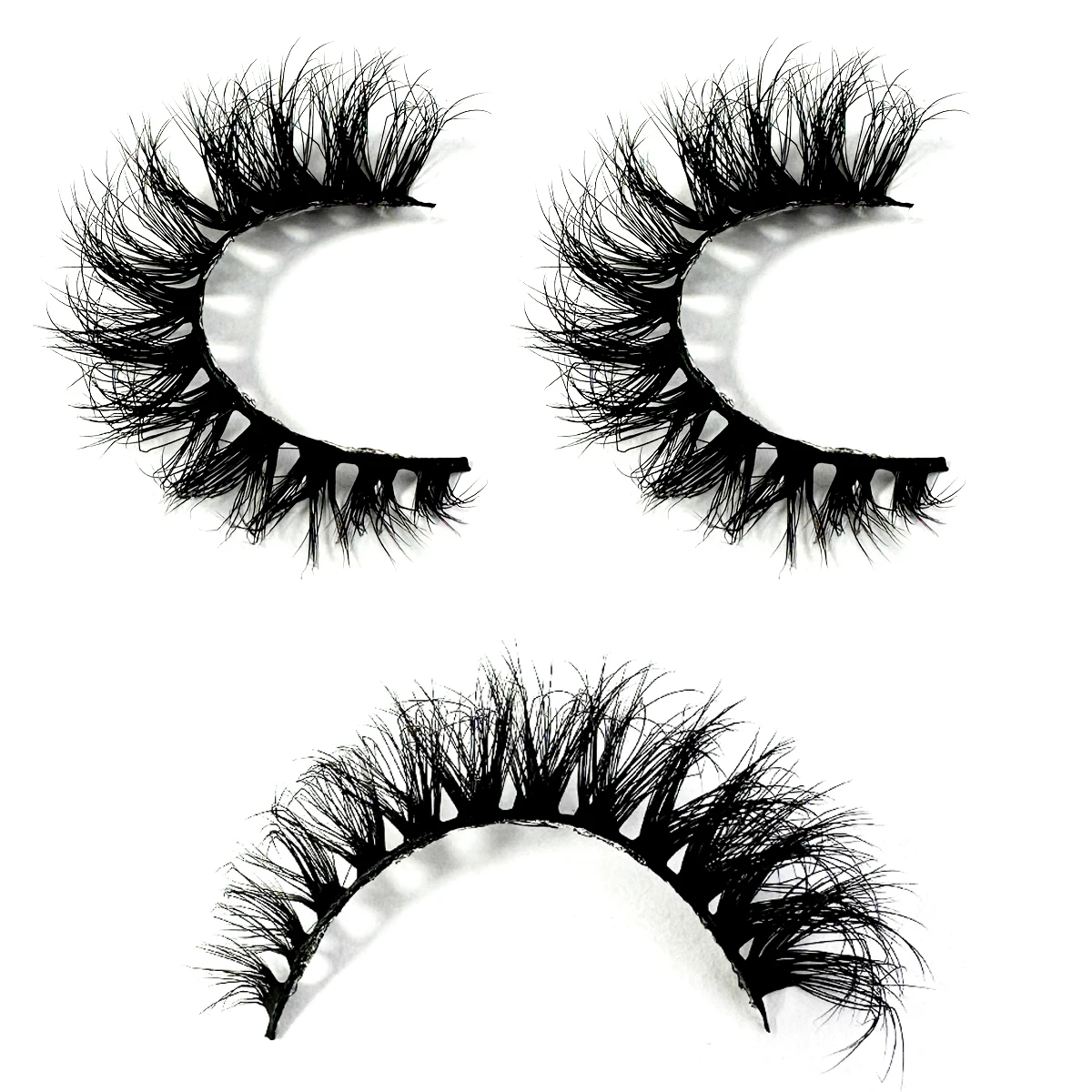New1/10/14Pairs 3D Faux Mink Fake Eyelashes Natural Eyelash Extension Handmade Fluffy False Eyelashes Makeup Tool Eye Lashes H13