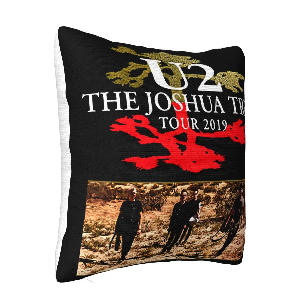 U2 The Joshua Tree Tour 2019 S 3Xl Pure Streetwear Solid Color Music On Sale Hip-Hop Animal Pop High Quality Pillow Case