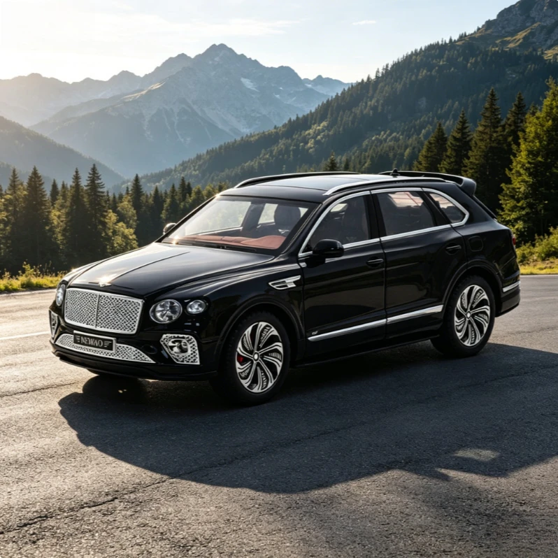 

1:24 Bentayga Alloy Model Sound and Light Pull Back Multi-Door Toy Diecast Alloy Car Model Collectible Gift