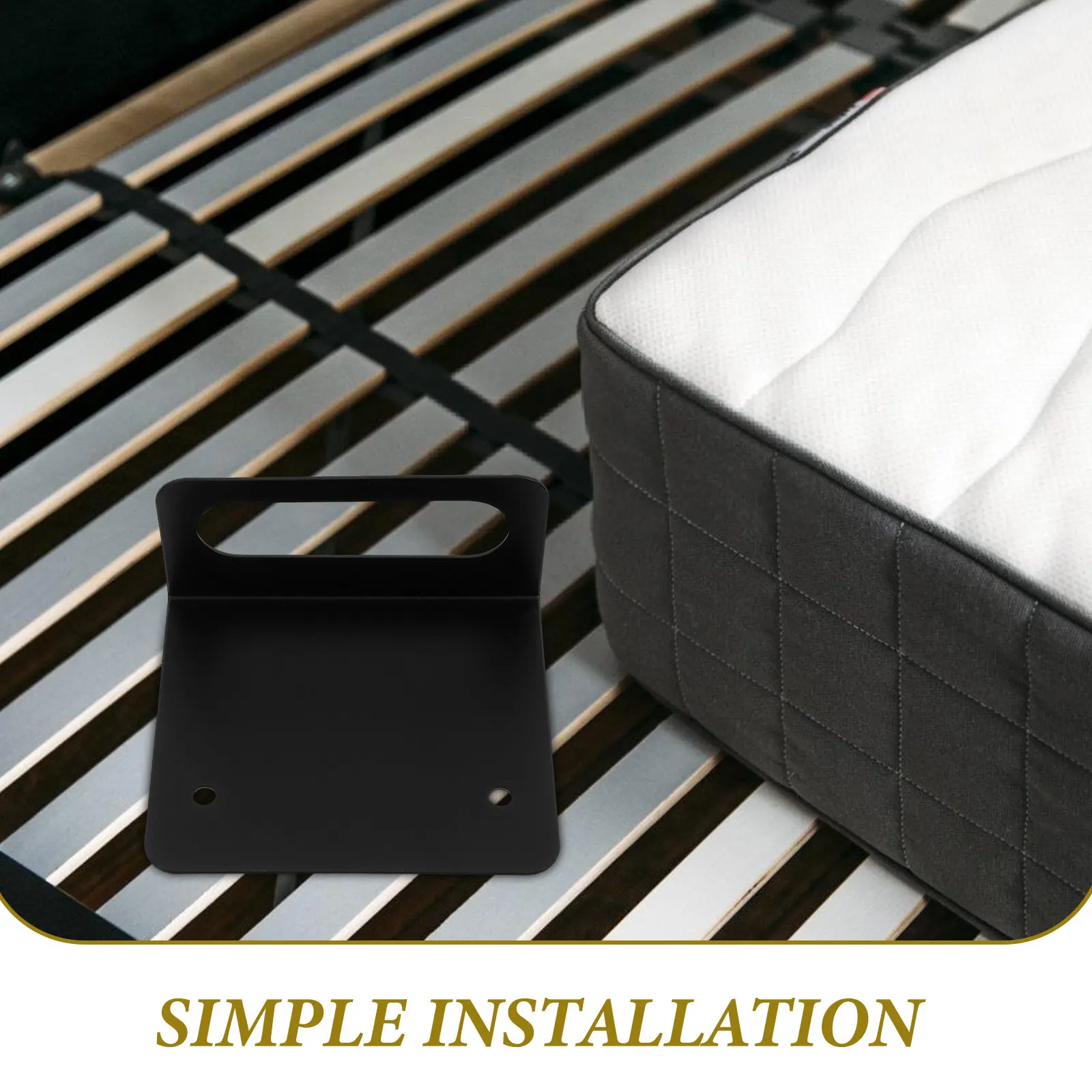 2Pcs Mattress Stopper Prevent Sliding Bed Mattress Gripper Quick Install No Drill Sofa Cushion Fastener Under Cushion Couch