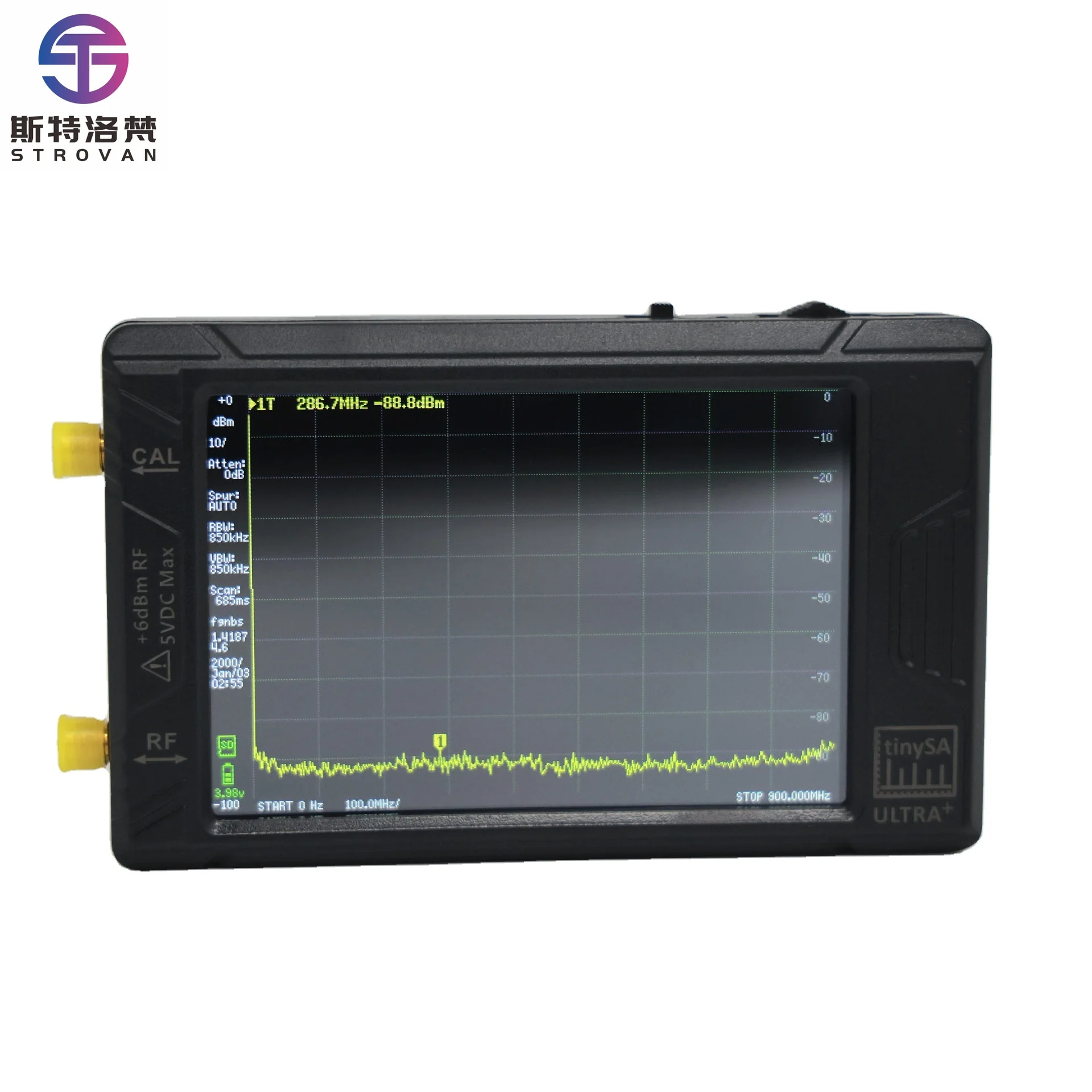 

100k-7.3GHz Spectrum Analyzer ULTRA Handheld TinySA ULTRA Plus for Tester