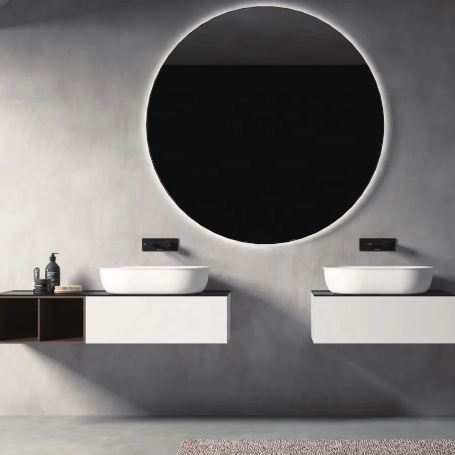 White Matt Solid Surface Sinks Thin Edge Artificial Stone Wash Basin Resin Bathroom Sink Cast Stone Washbasin
