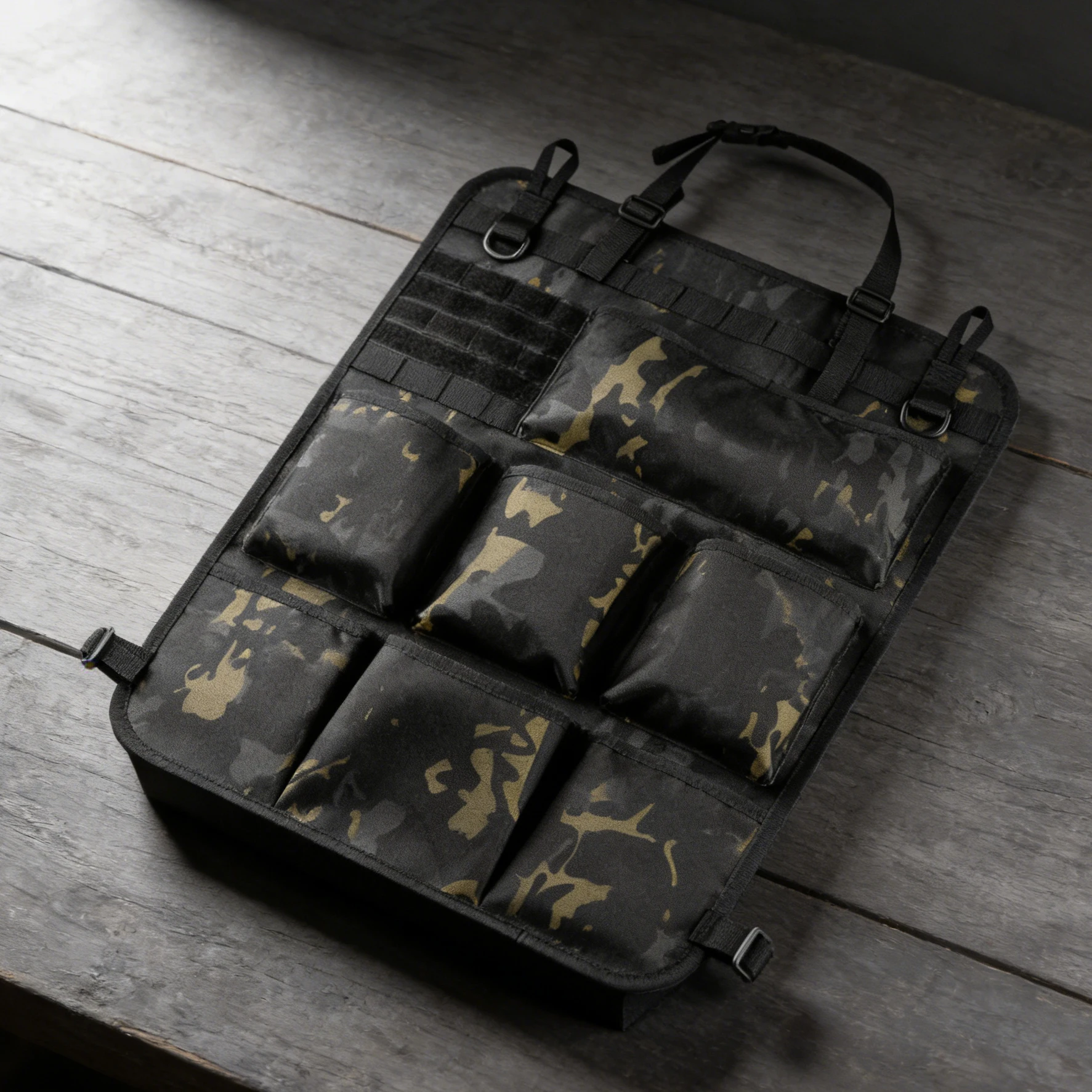 

Car Seat Storage Organizer Seat Back Storage Bag Tactical Camo Hanging Bags Car Stowing Tidying Pocket Interior Accessories