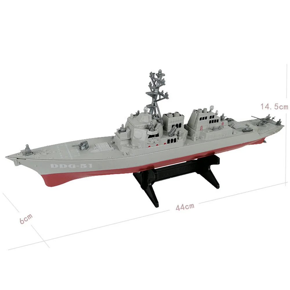 صاروخ المدمرة سفينة سفينة حربية المدمرة سفينة عسكرية نموذج نهائي ث/حامل عرض ثابت حلية لجمع لعبة الهدايا #1