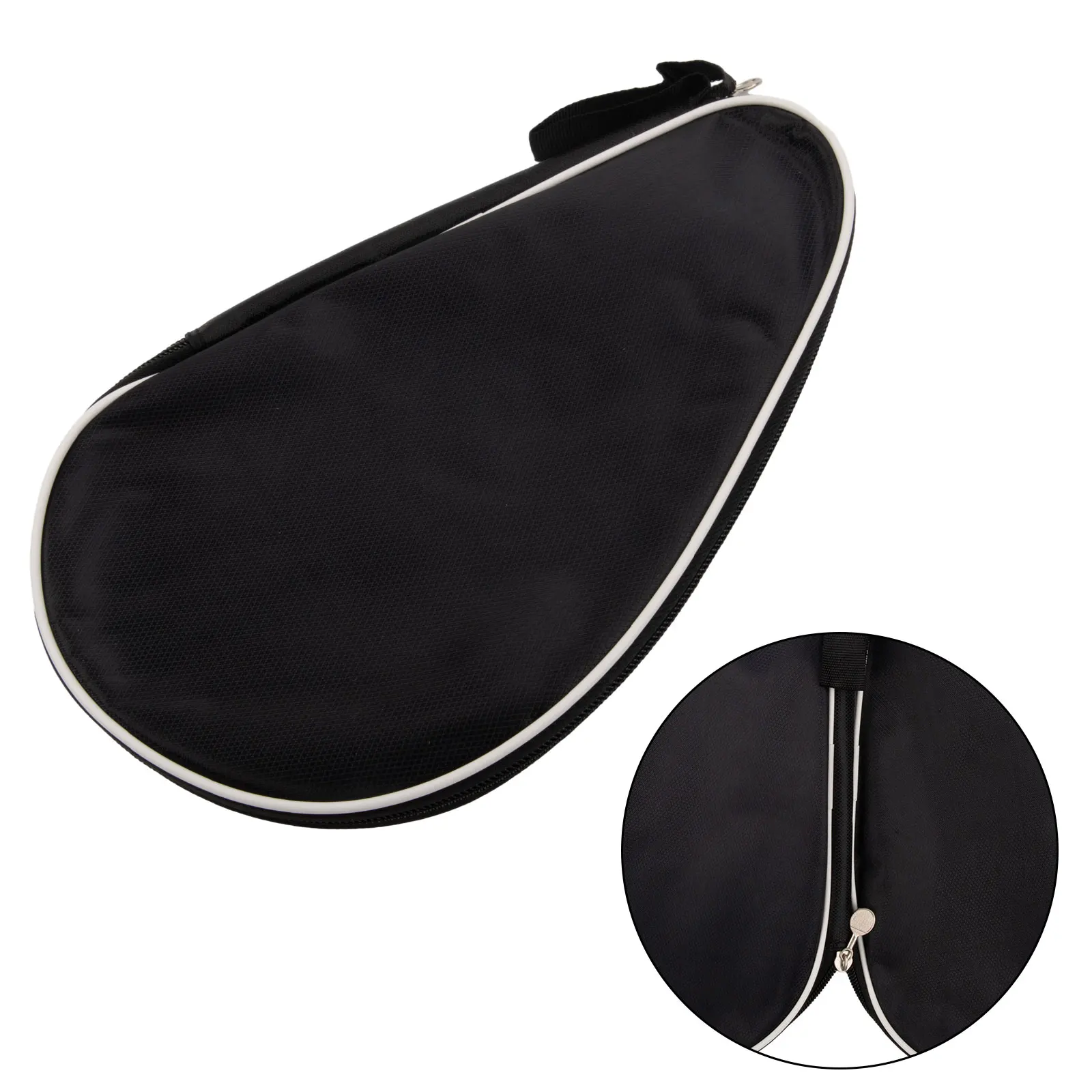 Table Tennis Racket Bag With Hand Strap Oxford Cloth Large Capacity Outdoor Sports Racket Dustproof Table Tennis Paddles Box