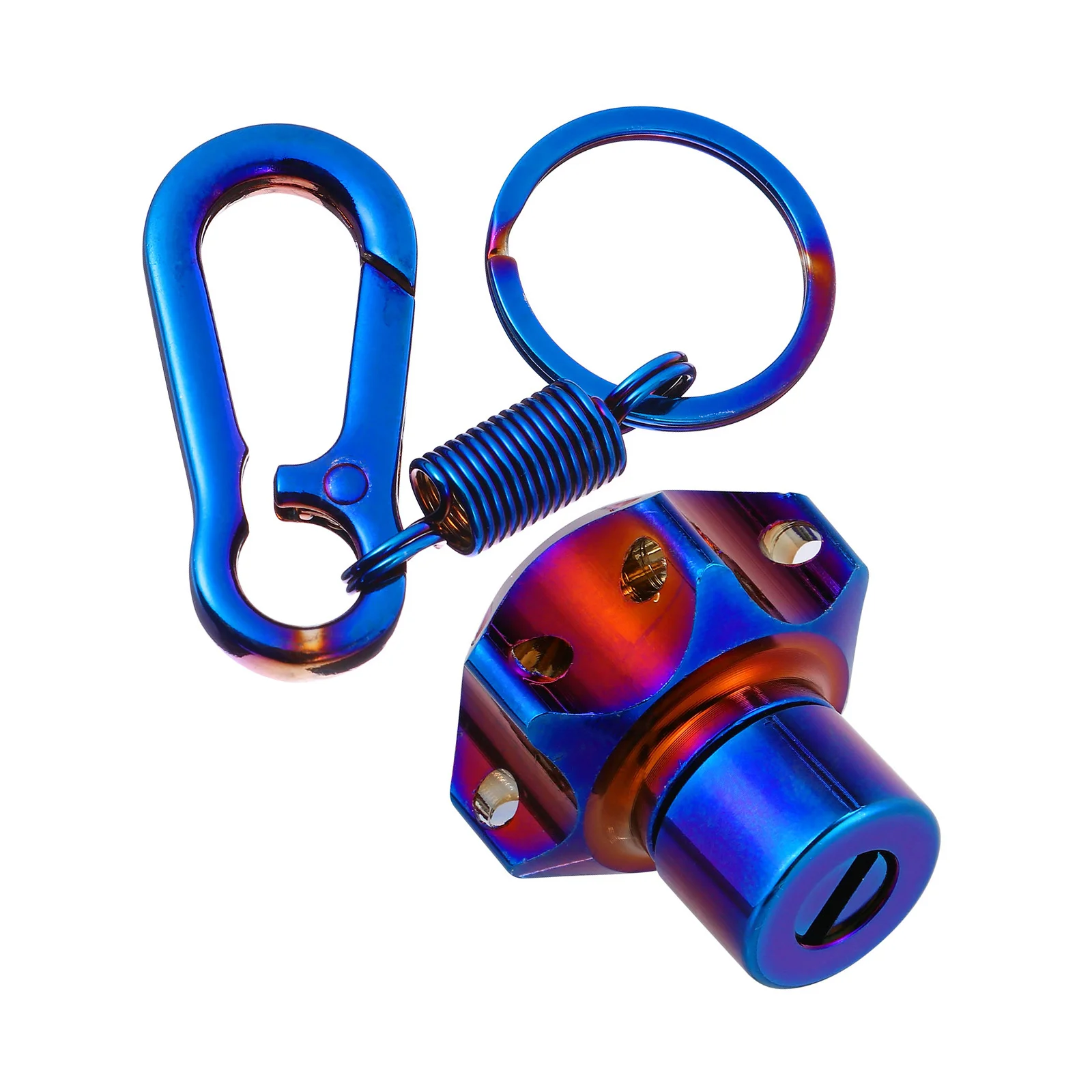 

General Cnc Modified Burnt Titanium Motorcycle Key Head Hexagon Key Tip Accessories Long-Lasting Keychain Grip