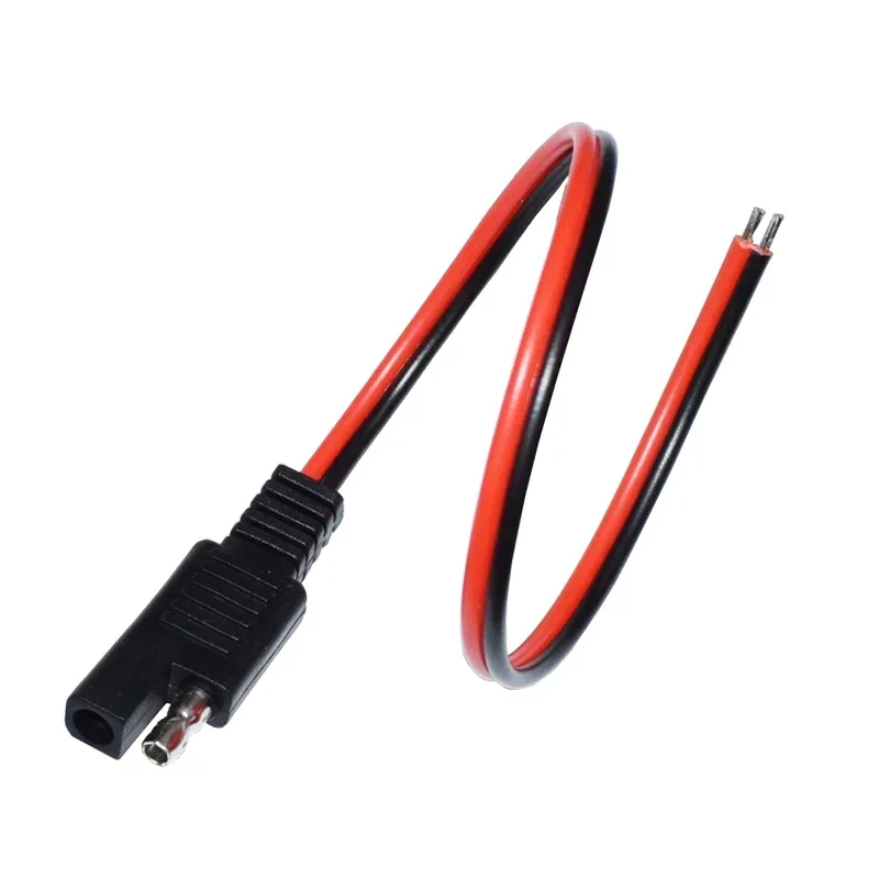 5pcs SAE Single Ended Extension Cabl 18AWG SAE Quick Disconnect Plug Cable for Automobile and Solar Panel