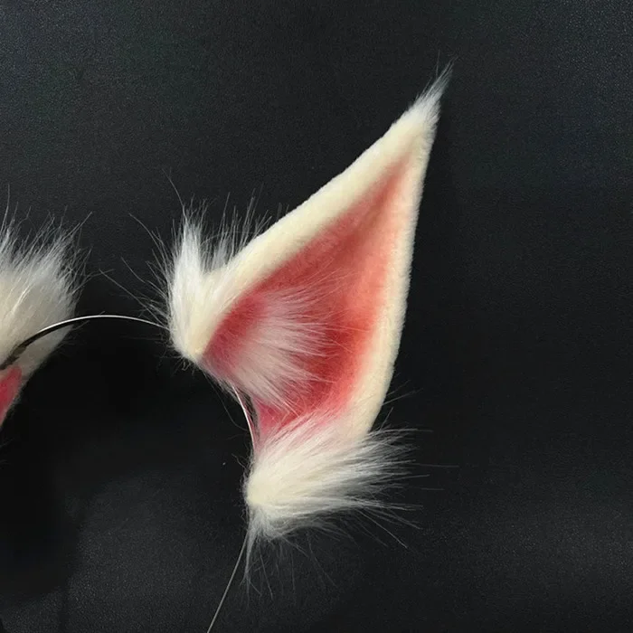 كوسبلاي مصنوع يدويًا من جامعة الأساطير قاعة الشهرة فاكر التحالف الخالد أهري فوكس أنيمي كوسبلاي أغطية الرأس آذان ذيل الهالوين مخصص