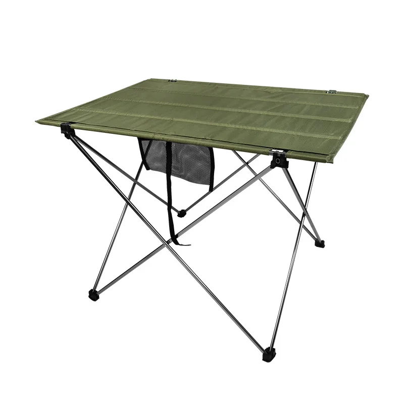 Lightweight Aluminum Alloy Folding Table Modern Design Iron Foldable Convenient for Outdoor Camping Gym Picnic Dining
