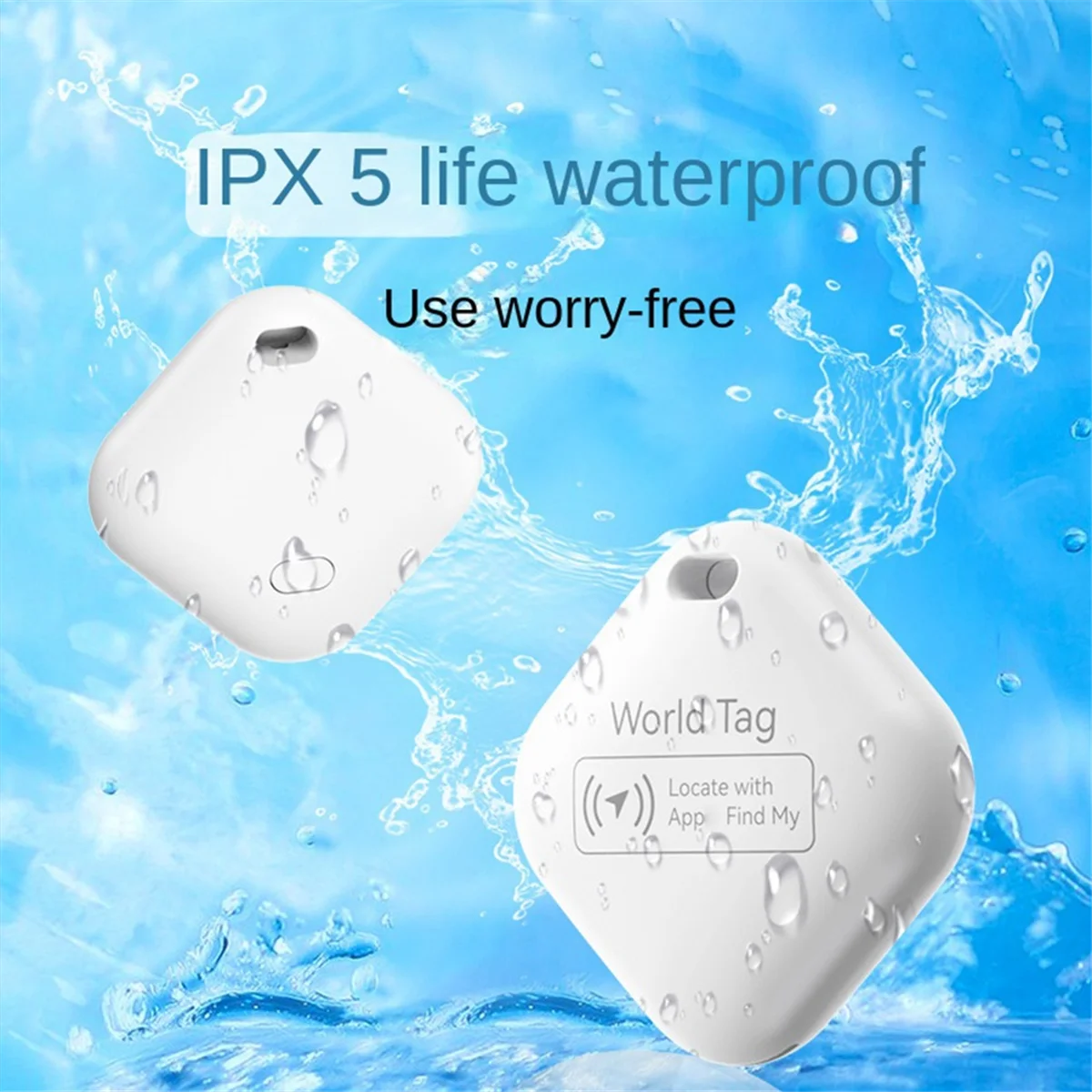 Mini GPS Tracker Smart Tag dla IOS Find My APP Global Locator Anti-Lost Finder dla kluczy samochodowych Portfel