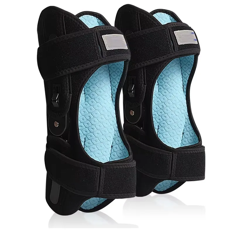 1Pcs Adjustable Exoskeleton Walking Aid Gear for Elderly Knee Rehabilitation Protective Leg Joint Training Knee Brace