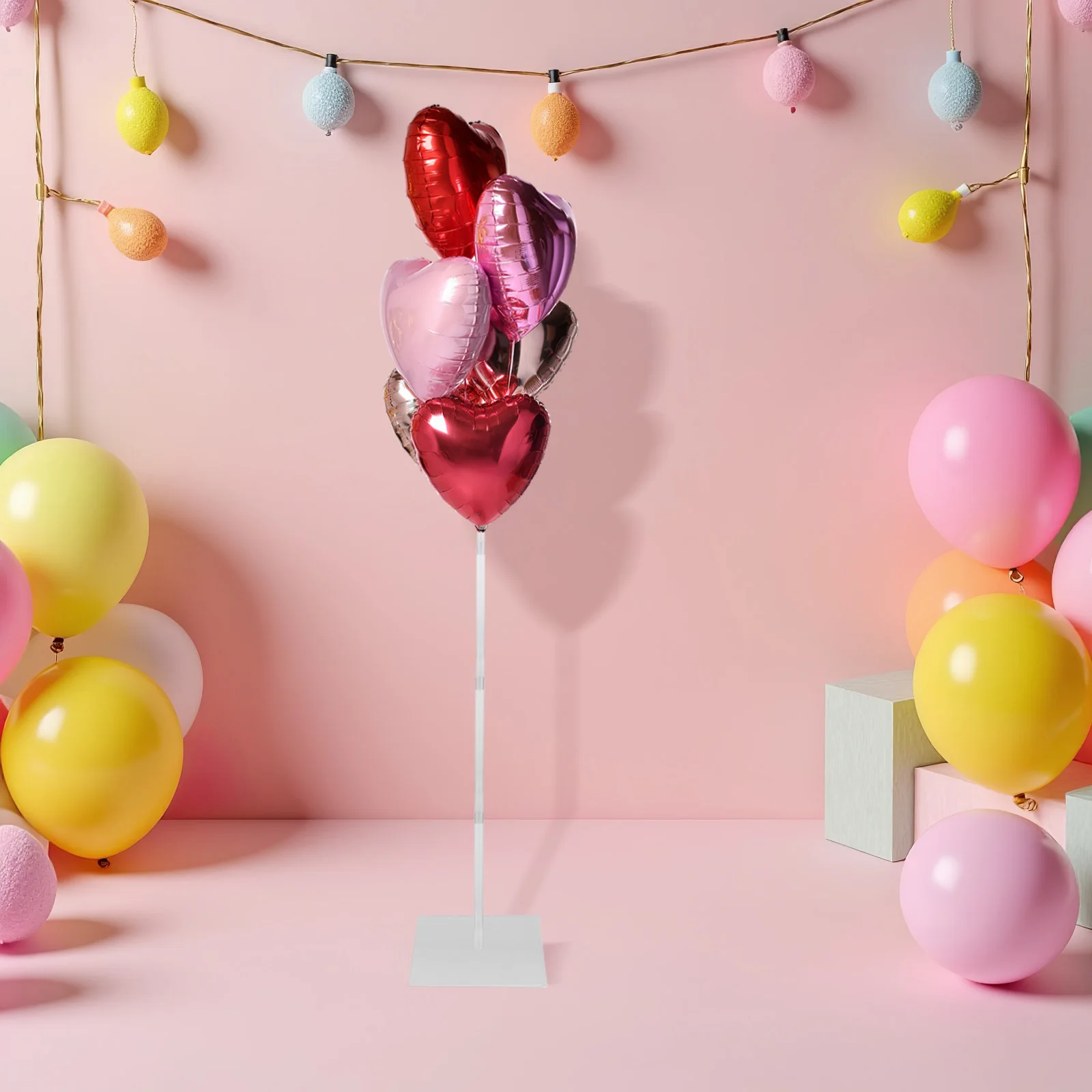 

40pcs Balloon Stand Kit Clear Support Poles For Balloon Column Crystal Rod Party Decorations Wedding Birthday Event Supplies