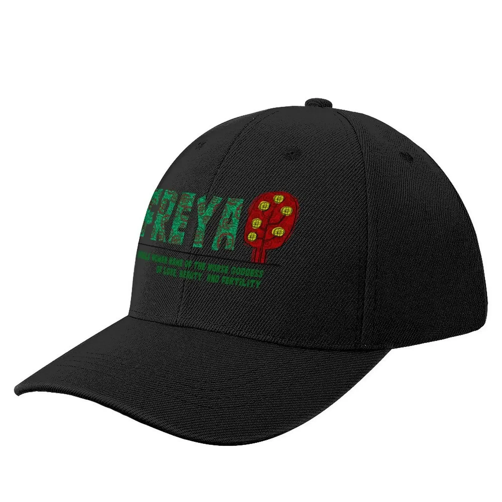 

Freya, Antonio Gómez, Backroomart Baseball Cap Unique hats Hip Hop Beach Outing Luxury Woman Men's