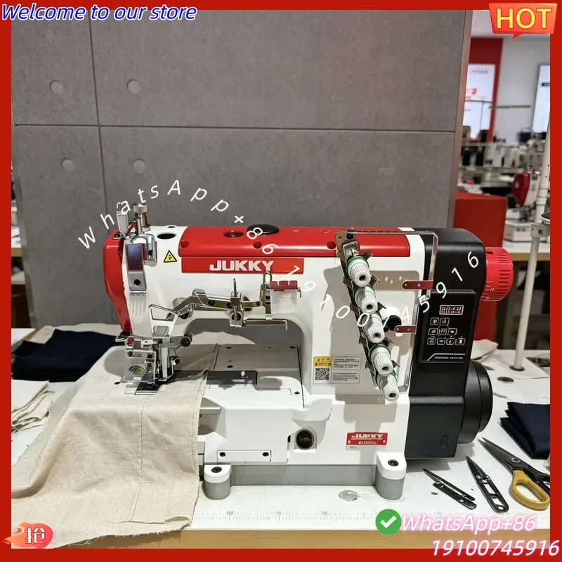 2026Hot JK500-01D Ddirect Drive Underwear JUKKY Industrial Sewing Machine Flatbed Interlock Sewing Machine for Elastic or