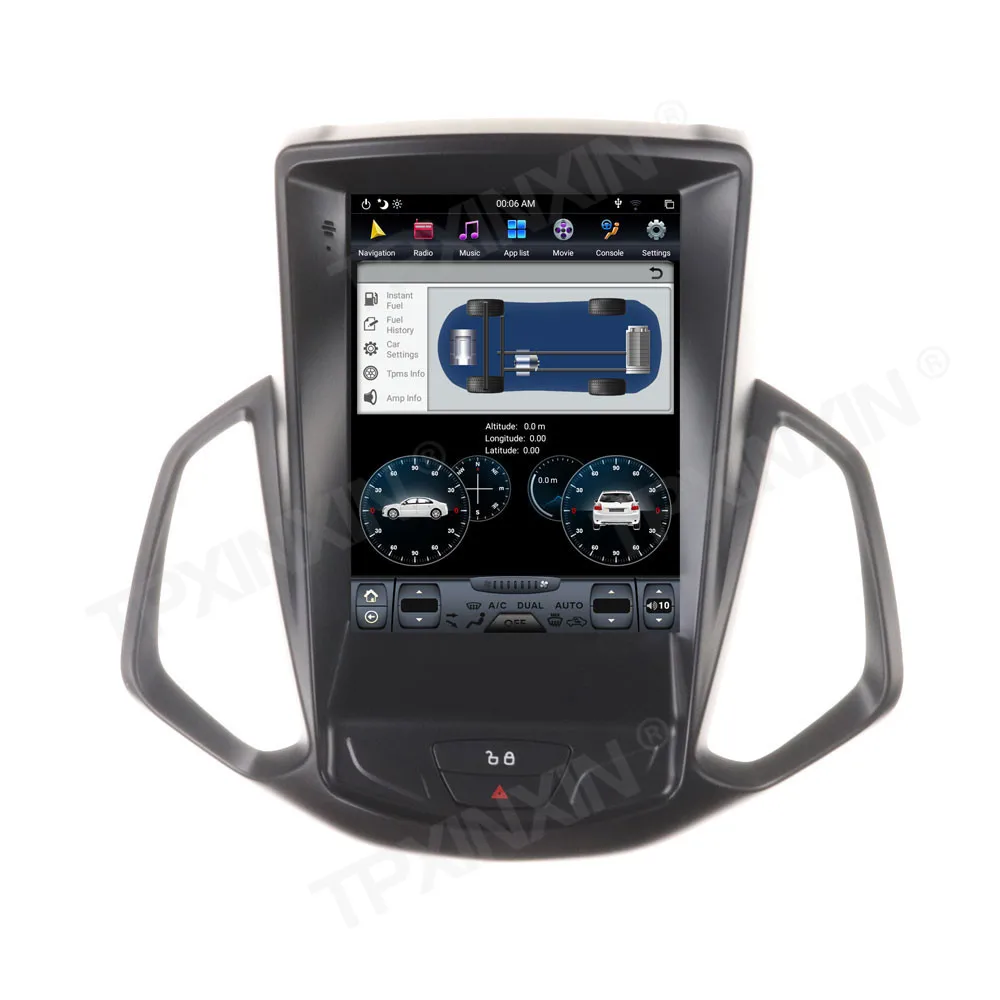 لفورد Ecosport 2013-2018 سيارة الوسائط المتعددة 12.1 ''لاعب نظام تحديد المواقع والملاحة راديو السيارات شاشة تعمل باللمس Carplay ستيريو أندرويد رئيس وحدة