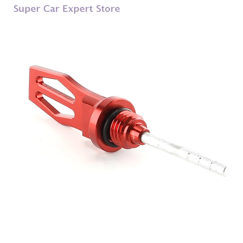 1Pc Motorrad Motor Ölstand Ölmessstab Motorrad Teil Änderung CNC Präzision Bearbeitung Al Legierung Maschine Ölmessstab