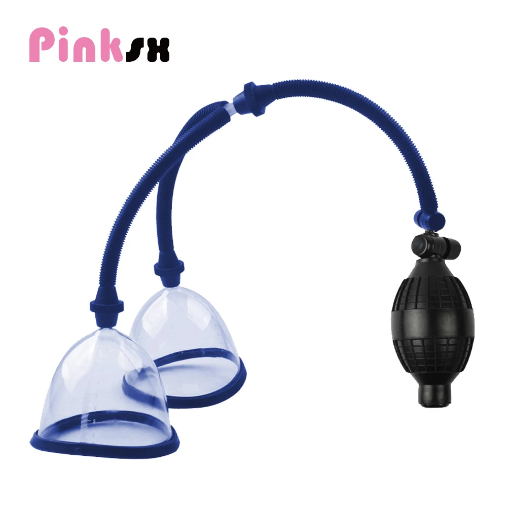 Silicone Manual Nipple Enhancement Pump Enlarge Massage Breast Suction Vacuum Cup Nipple Vagina Clitoris Sucker Adult Toys