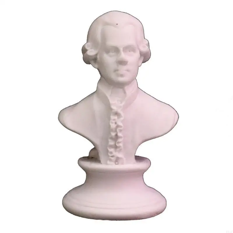 

R9JC Figurine for Home Decor Resin Crafts for Sketch Practice Artist (White Figures)