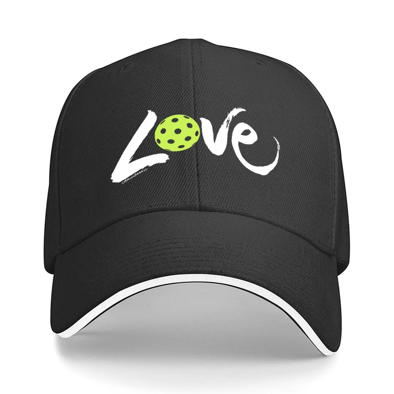

Pickleball Love (white lettering) Baseball Cap Horse Hat Fishing cap beach hat Snap Back Hat Women's Hats 2025 Men's