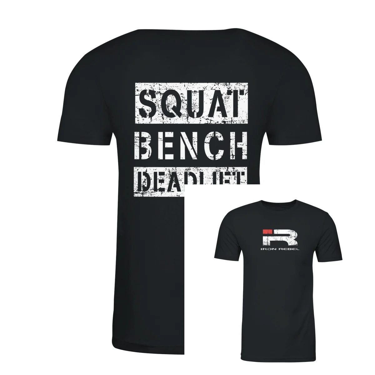 2026 Big 3 Premium Gym Tee (Black) _ Perfect for Bodybuilders & Powerlifters