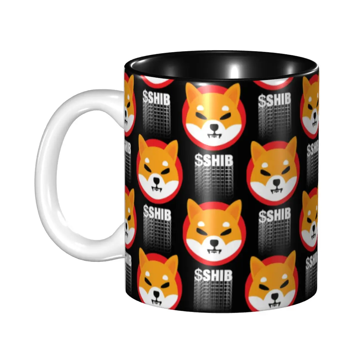 $Shib Shiba Inu Coin Fomo Crypto Memecoin Shibacoin To The Moon Taza divertidas tazas de café de cerámica tazas de té taza de leche vasos