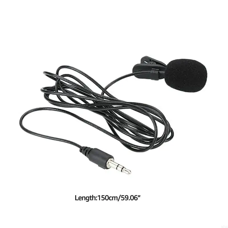 573A 3,5-мм микрофоновый микрофон с микрофоном Lavalier Microphone Mini-Wired Clip Clip для ноутбука для ПК, для видео съемки на