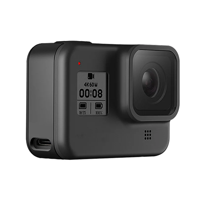 AS95-2X لـ Gopro Hero8 غطاء البطارية تصميم منفذ قابل لإعادة الشحن غطاء حماية لملحقات كاميرا Gopro الرياضية