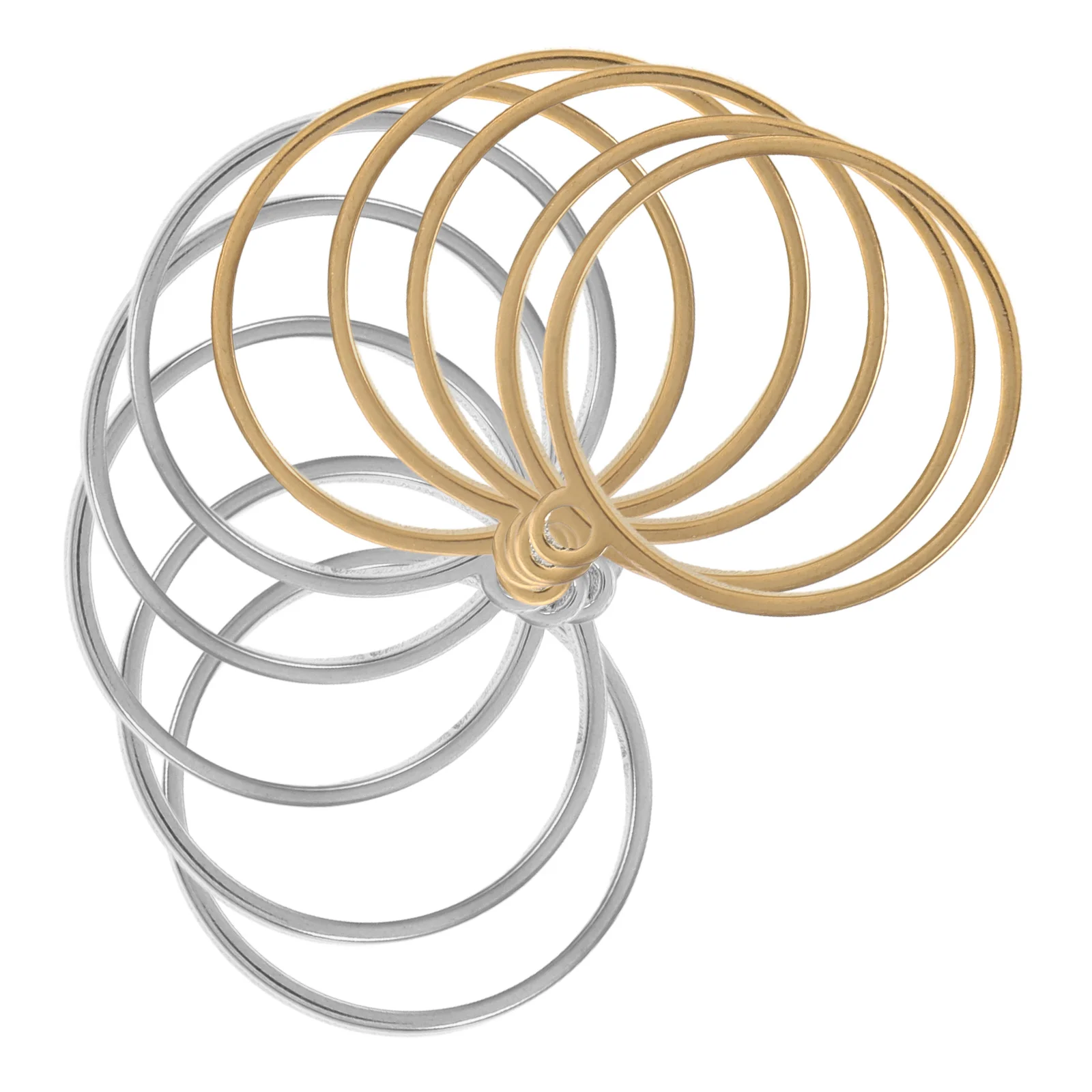 

10pcs Pendant Frame Open Back Bezel Jewelry Making Round Bezels Resin Craft Hollow Stainless Steel Gemstone Base DIY Supplies